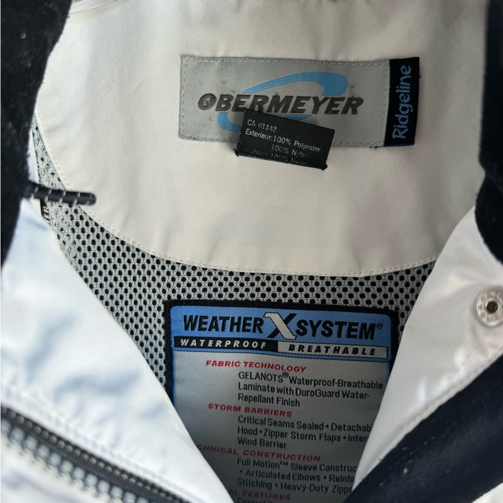 Obermeyer Women's Pink, White, and Black Ski Jacket - Picture 4 of 6